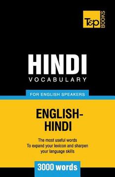 portada Hindi vocabulary for English speakers - 3000 words (in English)