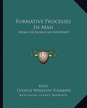 portada formative processes in man: from a rosicrucian viewpoint (en Inglés)