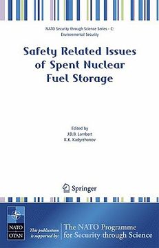 portada safety related issues of spent nuclear fuel storage (en Inglés)