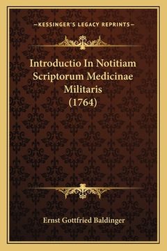 portada Introductio In Notitiam Scriptorum Medicinae Militaris (1764) (en Latin)