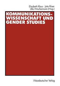 portada Kommunikationswissenschaft Und Gender Studies (en Alemán)
