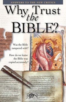 portada Why Trust the Bible? pamphlet: Answers to the New Critics
