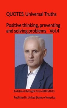 portada Positive thinking, preventing and solving problems: The best and useful ideas of how to think efficient (en Inglés)