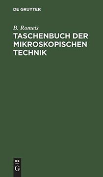 portada Taschenbuch der Mikroskopischen Technik (en Alemán)