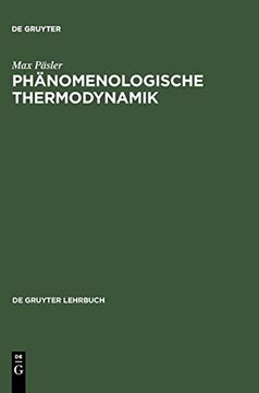 portada Phänomenologische Thermodynamik (en Alemán)