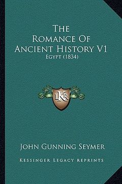 portada the romance of ancient history v1: egypt (1834) (in English)