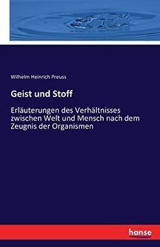 portada Geist Und Stoff (German Edition)