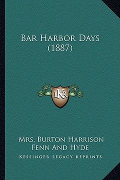 portada bar harbor days (1887) (in English)