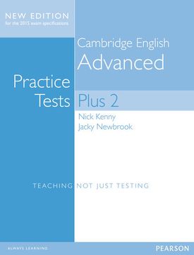 portada Cambridge Advanced Volume 2 Practice Tests Plus new Edition Students' Book Without key (in English)
