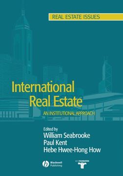 portada International Real Estate: An Institutional Approach (en Inglés)