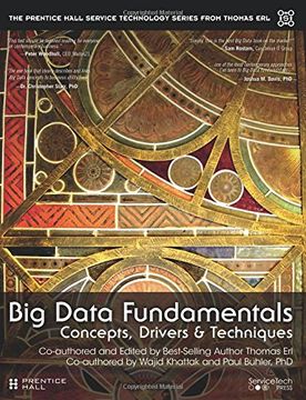 portada Big Data Fundamentals: Concepts, Drivers & Techniques (The Prentice Hall Service Technology Series From Thomas Erl) (en Inglés)