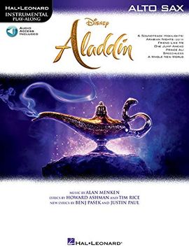 portada Aladdin: Instrumental Play-Along for Alto Sax (in English)