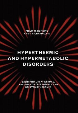 portada Hyperthermic and Hypermetabolic Disorders Paperback (en Inglés)