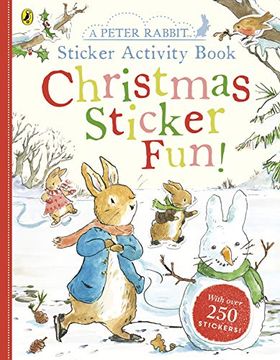 portada Peter Rabbit Christmas fun Sticker Activity Book (en Inglés)