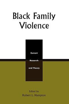 portada black family violence: current research and theory