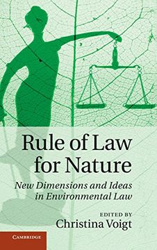 portada Rule of law for Nature: New Dimensions and Ideas in Environmental law 