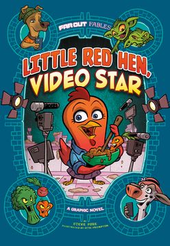 portada Little Red Hen, Video Star: A Graphic Novel (en Inglés)