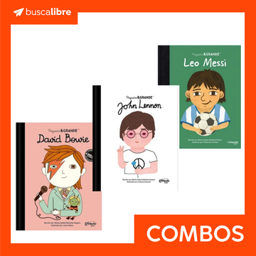 portada PackPequeño y grande: Messi , David Bowie y John Lennon (in Spanish)