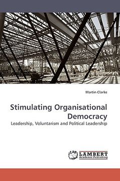 portada stimulating organisational democracy (en Inglés)
