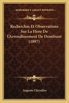 portada Recherches Et Observations Sur La Flore De L'Arrondissement De Domfront (1897)