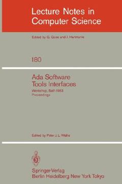 portada ada software tools interfaces (en Inglés)