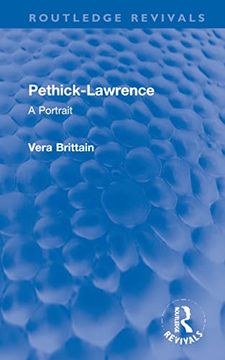 portada Pethick-Lawrence: A Portrait (Routledge Revivals) (in English)