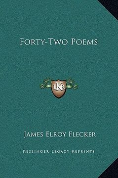 portada forty-two poems (en Inglés)