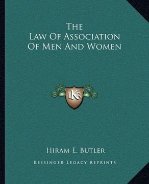 portada The law of Association of men and Women (en Inglés)