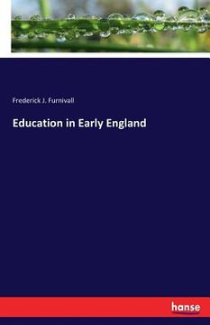 portada Education in Early England (en Inglés)