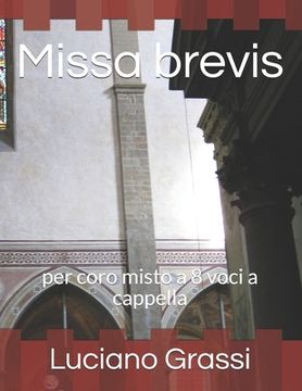 portada Missa brevis: per coro misto a 8 voci a cappella (en Italiano)