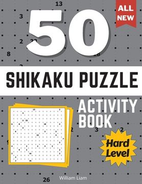 portada Shikaku Puzzle Book For Adults 15*15 Shikaku Grid Puzzle (en Inglés)