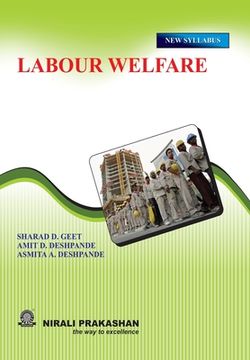 portada Labour Welfare (en Inglés)