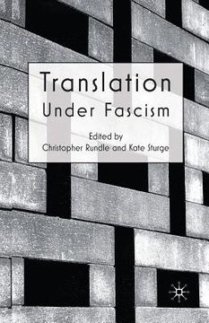 portada Translation Under Fascism (in English)