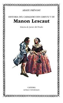 portada Historia Del Caballero Des Grieux Y De Manon Lescaut