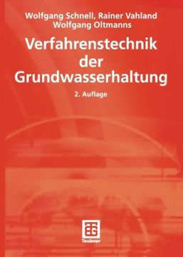 portada Verfahrenstechnik der Grundwasserhaltung (Leitfaden des Baubetriebs und der Bauwirtschaft) (German Edition)