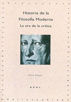 portada Historia de la Filosofía Moderna