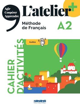portada L'atelier Plus a2 Cahier + app (in French)