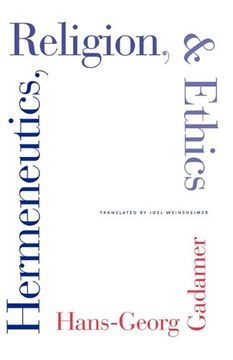 portada Hermeneutics, Religion, and Ethics (Yale Studies in Hermeneutics) (en Inglés)