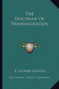 portada the doctrine of transmigration (en Inglés)