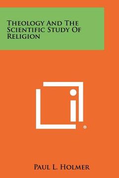 portada theology and the scientific study of religion (en Inglés)