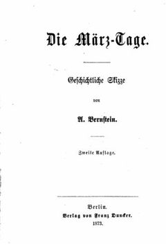 portada Die März-Tage, Geschichtliche Skizze (German Edition)