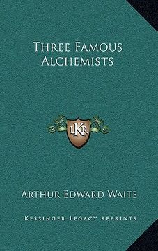 portada three famous alchemists (en Inglés)