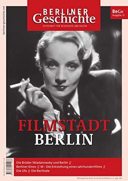 portada Berliner Geschichte - Zeitschrift für Geschichte und Kultur 31: Filmstadt Berlin (in German)