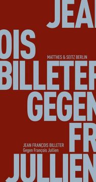 portada Gegen François Jullien (in German)
