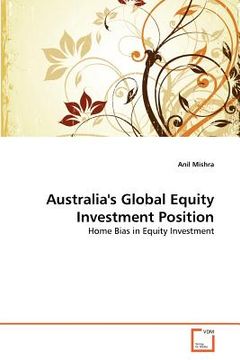 portada australia's global equity investment position (en Inglés)