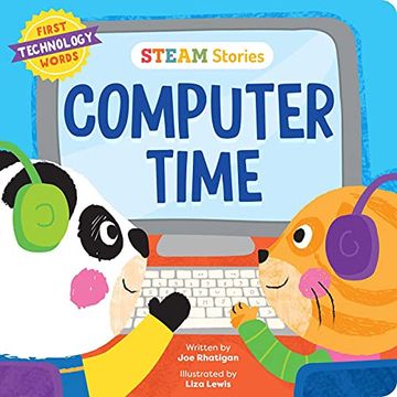 portada Steam Stories Computer Time (First Technology Words): First Technology Words (en Inglés)