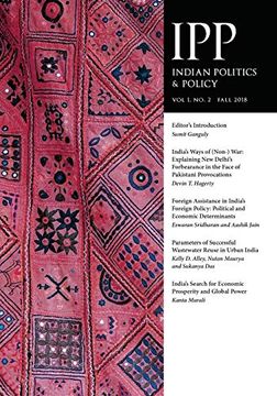 portada Indian Politics & Policy: Vol. 1, no. 2, Fall 2018 (en Inglés)