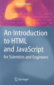 portada an introduction to html and javascript for scientists and engineers (en Inglés)
