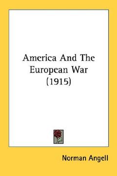 portada america and the european war (1915) (in English)