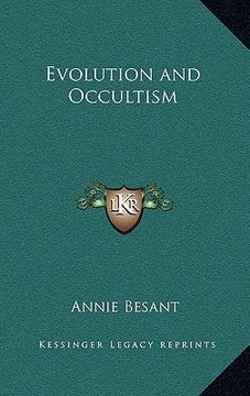 portada evolution and occultism (in English)